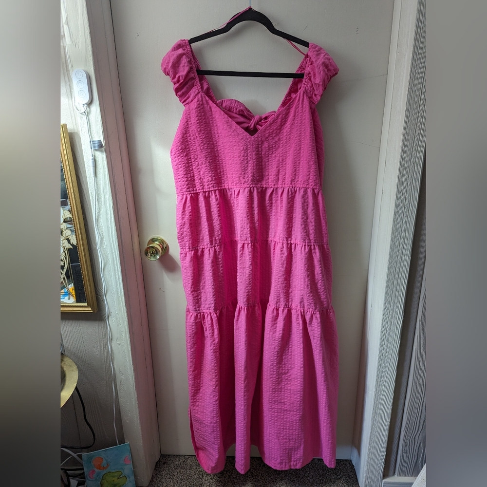 Hot Pink Maxi Dress Old Navy